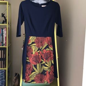 Anthropologie Hutch Sheath Dress Jacquard Skirt